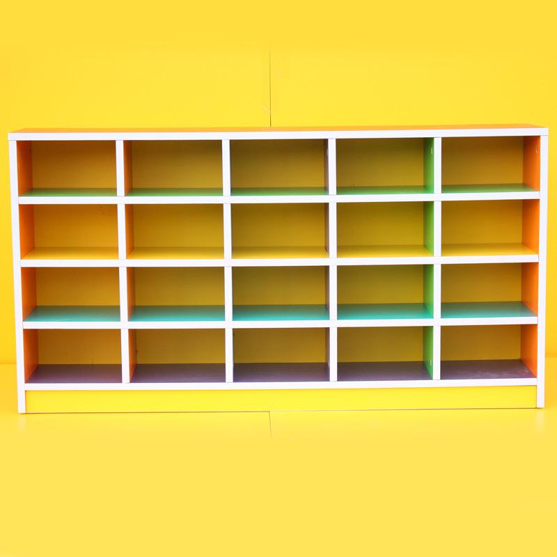 儿书包柜幼柜儿童园书收纳柜防包火板储物架子早B506教亲子园儿童