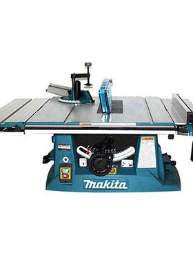 牧田（MAKIA木工台电锯255mm10寸切割多功能木T工锯）推731台锯截