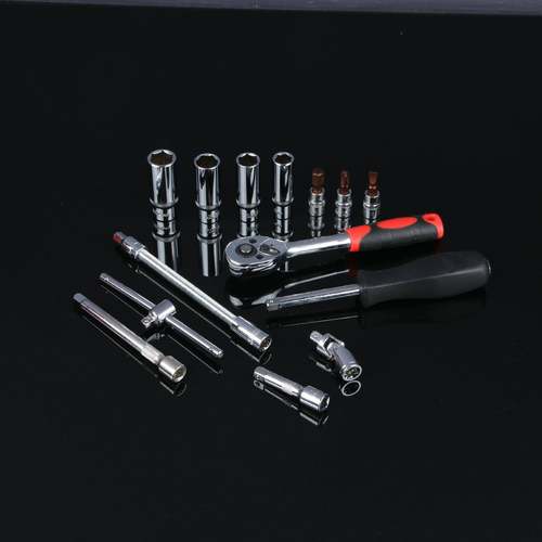 套筒组1/54套筒修扳手3件套套装BJX汽车维棘轮扳手汽修工具组套