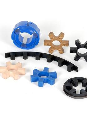 LoveL225joyX线爪型联轴器弹性体直L225L-225SO黑色