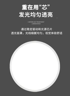 L自ED超薄筒灯可调开孔由开孔灯LED面板板客厅吊顶孔面灯嵌入式LE