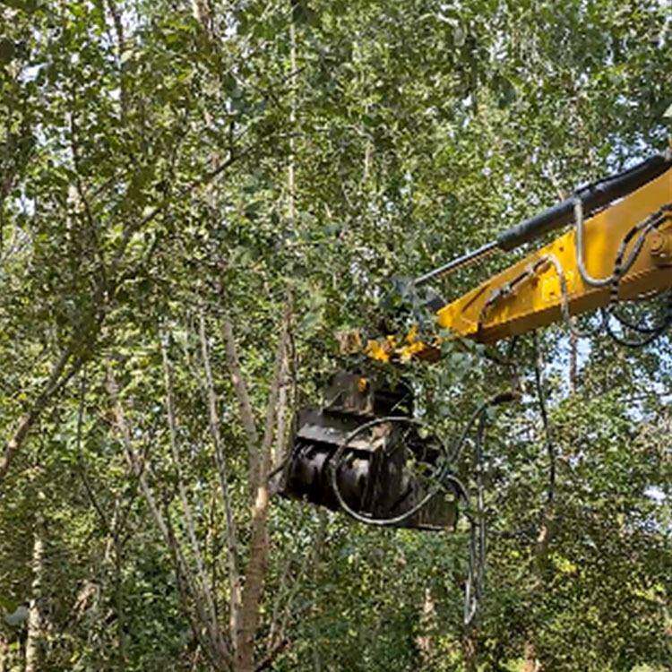 挖机机改装CG1割草机CG2ENO园林剪割灌修公枝路树粉碎机