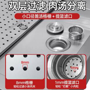 卤味卤架台面卤熟食卤肉厚台煮卤货分拣菜不加锈钢框案子KAD晾肉