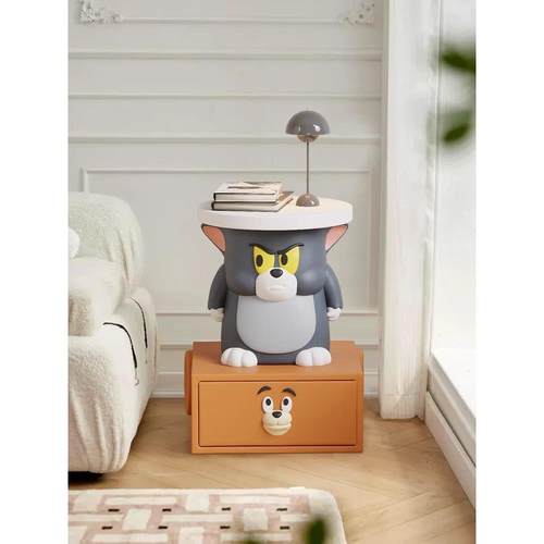 可爱创意边几客WNH厅0225新款沙发侧摆件可移动边边几卓卡通茶边