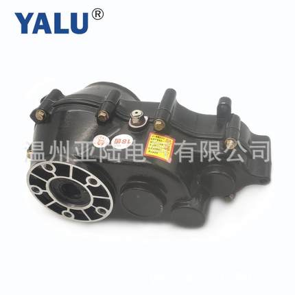 亚陆BM1418ZYALU差速电机M141电Z81B000W48V永磁直流无刷机带减速