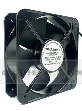 包邮20CM轴流风机20060220V65WZCA2厘米机箱机柜风散扇0热风扇