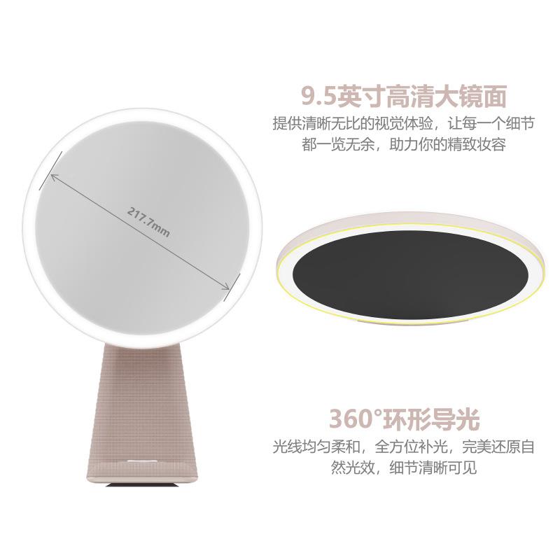 新品70led化妆镜女生宿台舍网小红夜灯镜子用智能补光式灯两镜跨