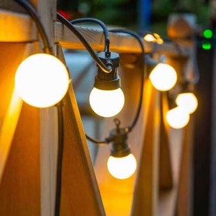 户外G50高亮灯串球灯灯泡彩灯防水吊灯K露营氛围灯帐篷挂灯摆摊