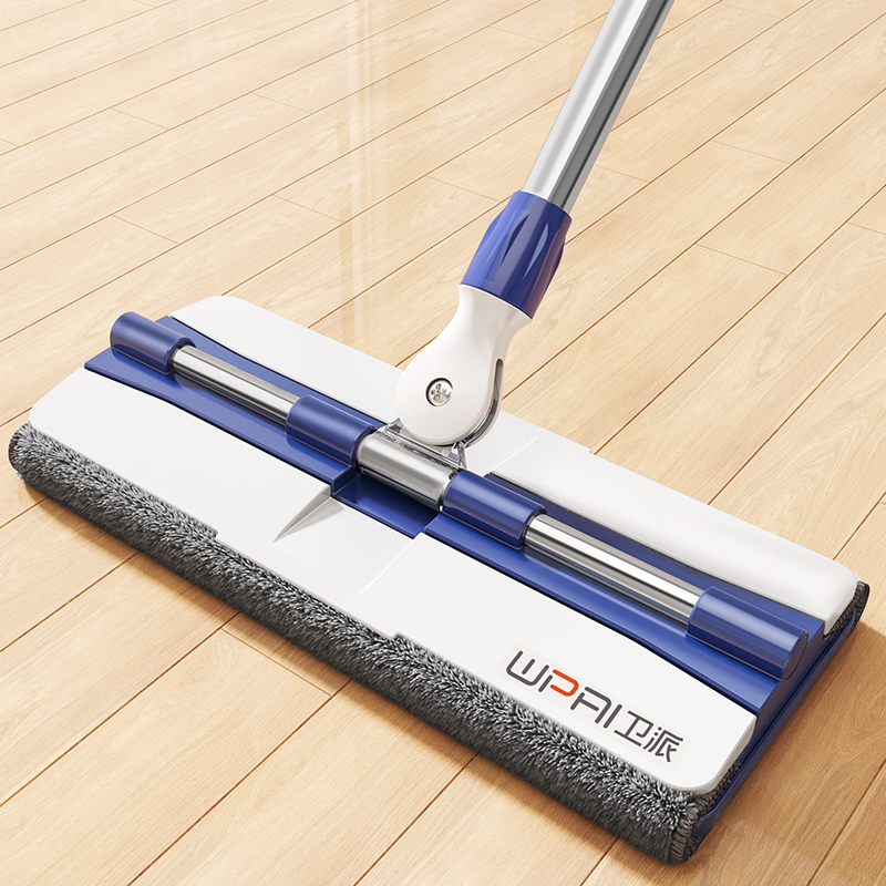 平板拖把家用一拖净202t3新款懒人夹布拖布拖地神器木地板干湿两