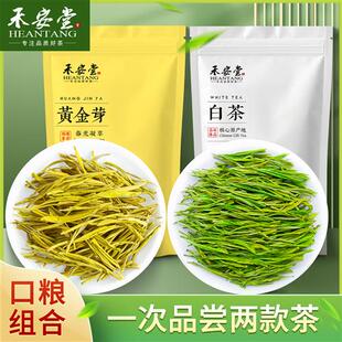 禾安堂绿茶黄金芽安吉白茶正品官方经营店茶叶2025新茶自己喝袋装