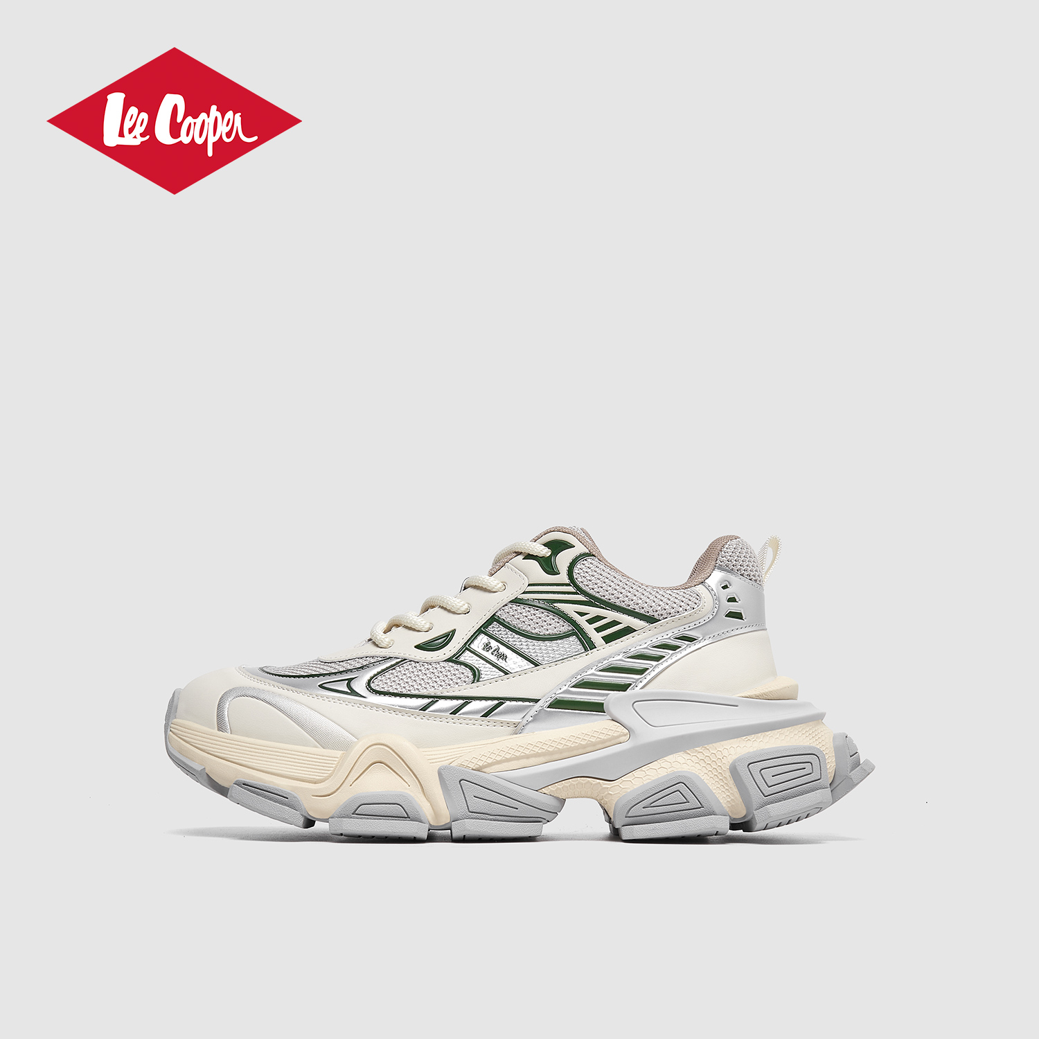 Lee Cooper厚底老爹鞋男款2025新款男士潮流休闲鞋增高轻便运动鞋