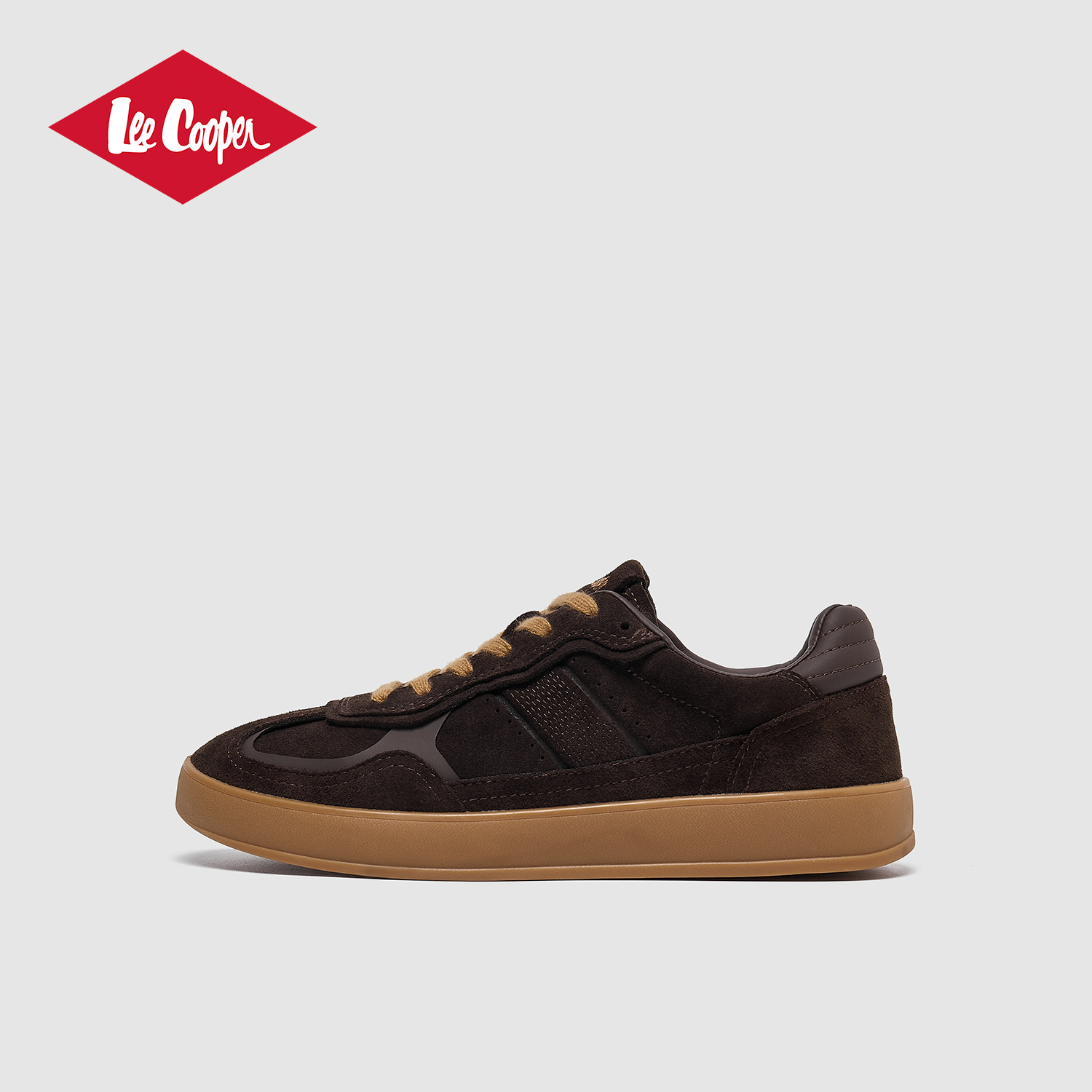 Lee Cooper德训鞋男士2025新款秋季平底复古百搭低帮软底休闲板鞋