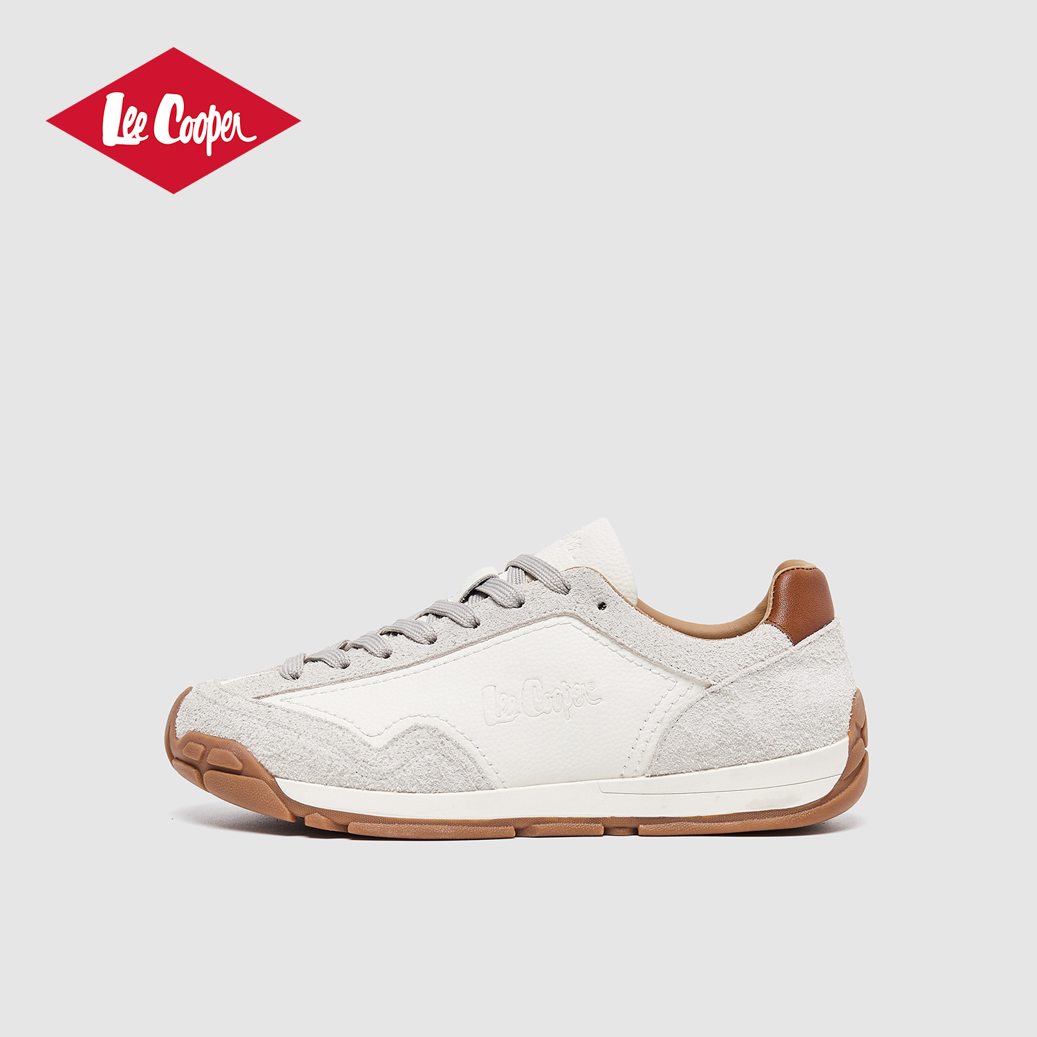 【孟子义代言品牌】Lee Cooper丹宁牛仔阿甘鞋秋冬款复古德训鞋男