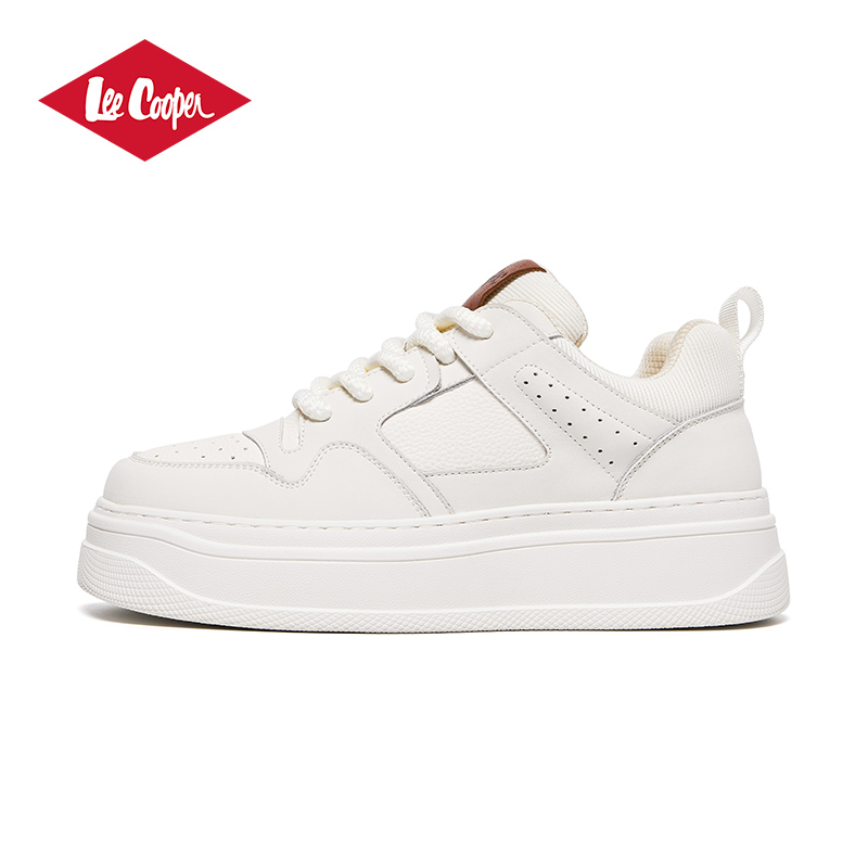 【孟子义代言品牌】Lee Cooper厚底增高小白鞋男秋季新款百搭潮鞋