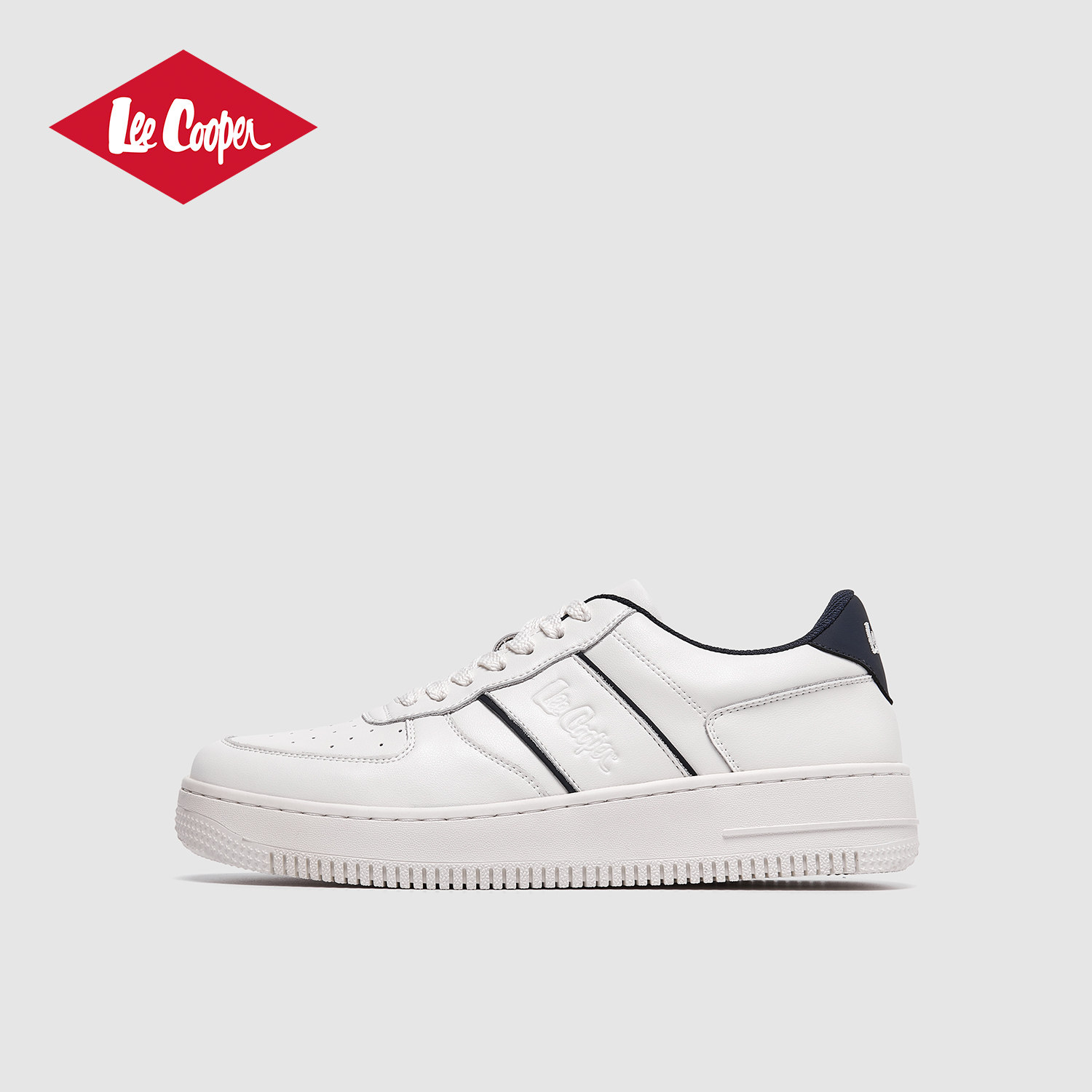Lee Cooper百搭小白鞋男士2025秋季新款时尚软底增高低帮休闲板鞋,流行男鞋,休闲板鞋,淘宝优惠券,粉丝福利购,淘宝优惠卷
