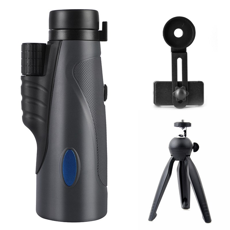 升级款侧边腕带稳定款单筒望远镜变倍10-30X50观鸟看演唱会