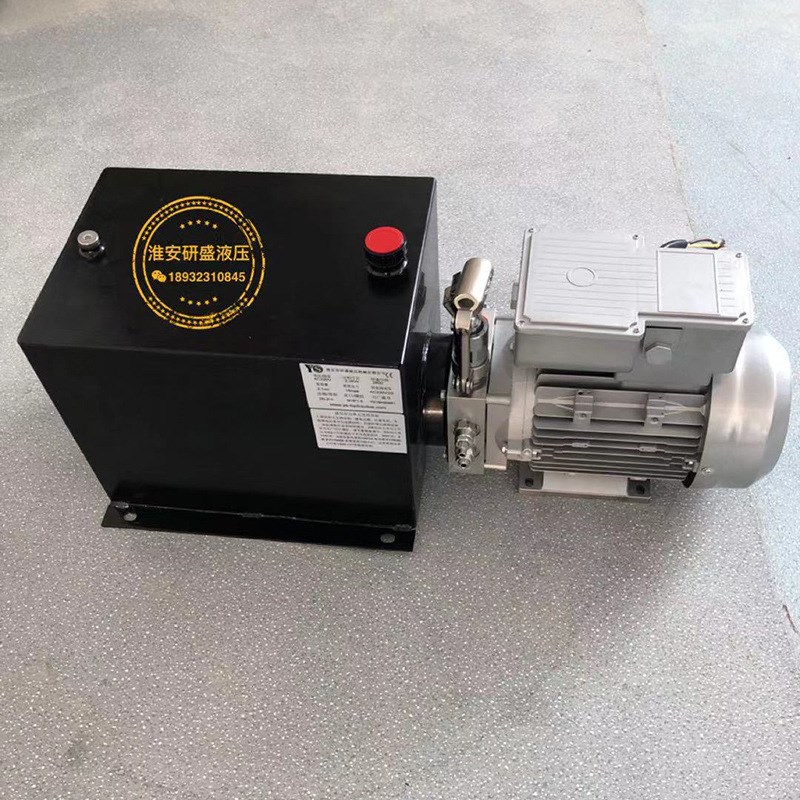 液压机件交流单作用手动泵动力单元液压系统升降平台传菜机液压站