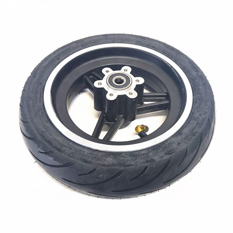 10寸希洛普电动滑板车10x2.50-6.5前轮子总成60/70-6.5真空胎整轮