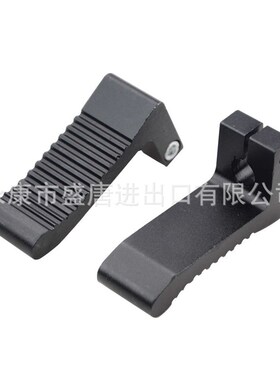 GOOFIT 1 对小脚钉 7 形脚踏板替换 2 冲程 47cc 49cc  黑色