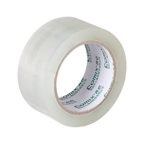 齐心 JP4810-6 封箱胶带48mm*100y*45um(6卷/筒) 透明