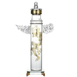 新款大容量华表泡酒玻璃瓶大口径玻璃工艺龙柱酒瓶密封透明泡酒瓶