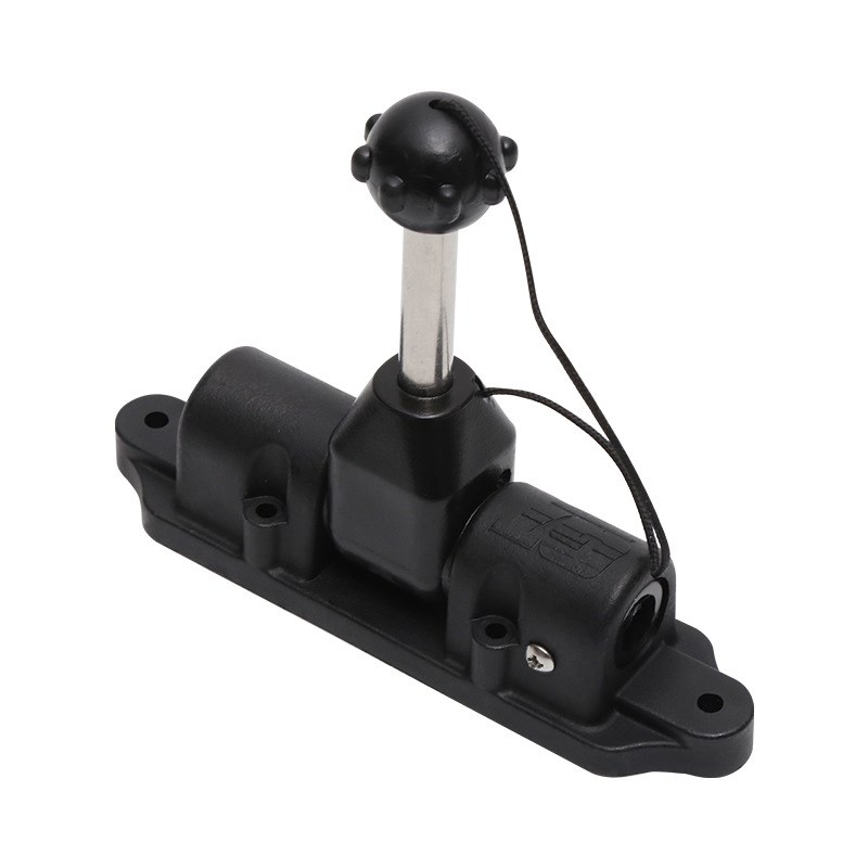 不锈钢材质铝合金船木船PE塑料船铁船硬船划桨万向桨座桨锁架