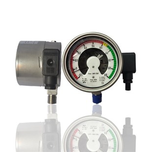 SF6密度继电器全钢六氟化硫压力表气体密度控制器Y100 0.9MP 0.1