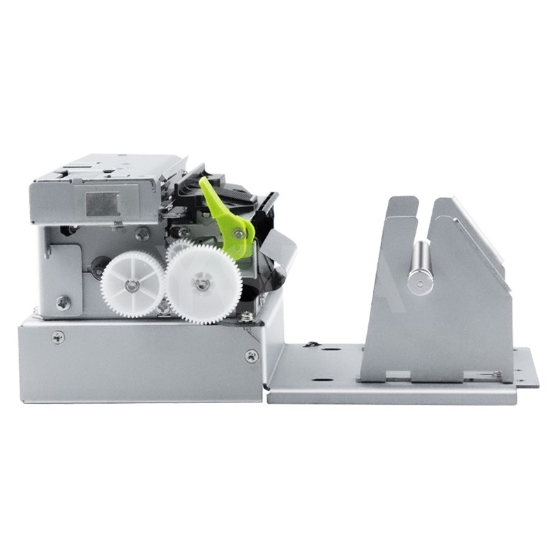 壁挂式打印机 自助收银小票打印机 YSDA-T200 90度弯曲进纸打印机