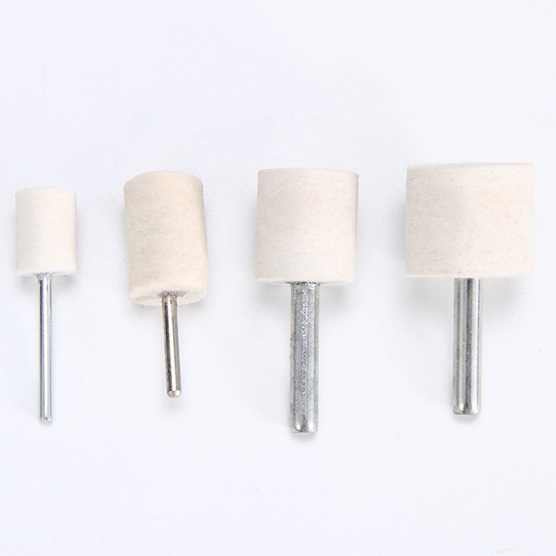 5件套汽车抛光套装 4cm/3cm/2cm/1.6cm羊毛轮+230g抛光粉