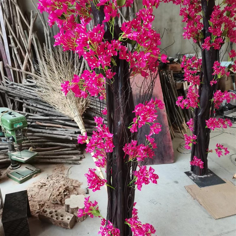 仿真三角梅大型造景婚礼户外家居装饰好看美观赏心悦目