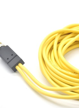 航空插头M12 4芯Acode公插头一分二连接器M8公母接头