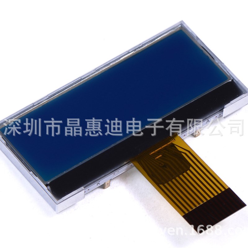 19264液晶屏 JHDLCM 蓝膜负显 LCD点阵 2寸COG显示模块