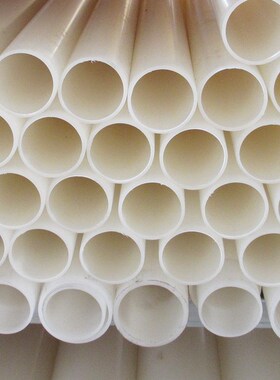 供应pvdf塑料管大口径pvdf排水排污管道白色灰色pvdf化工管材厂家