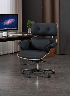 伊姆UBV斯办公椅子椅书房椅子旋椅转子复古电脑总裁舒适室办公久