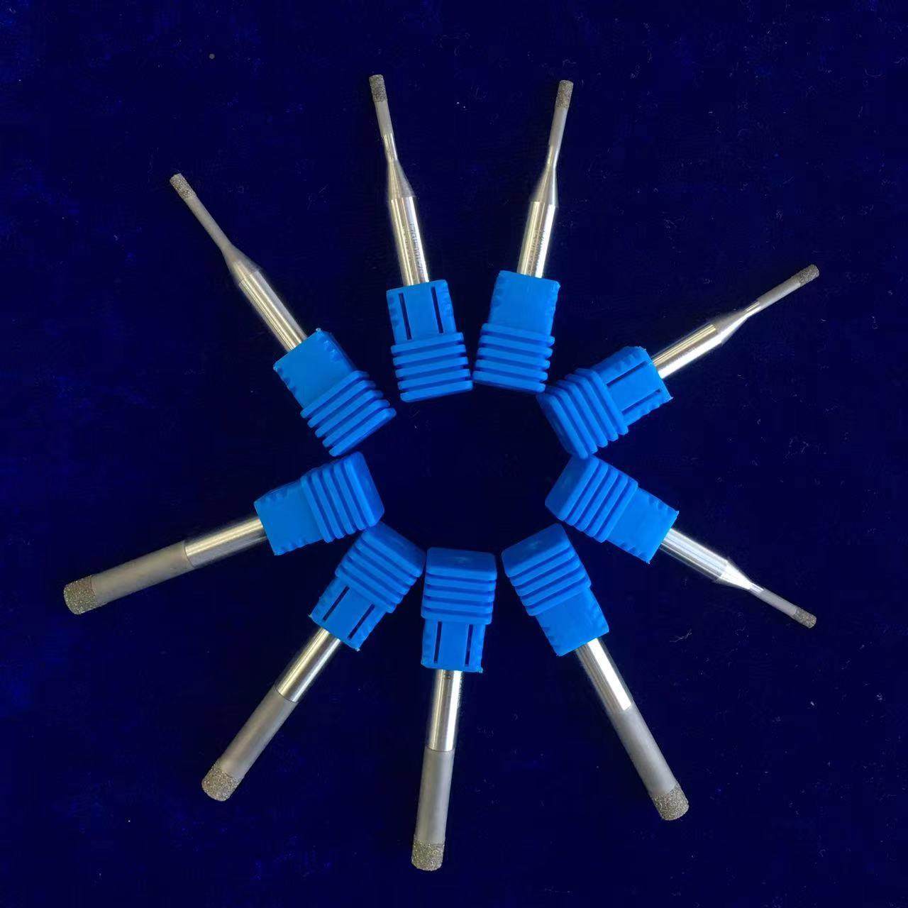 青铜精烧陶结金刚石磨头D4D4.56D10多规格密瓷钨钢蓝宝石用