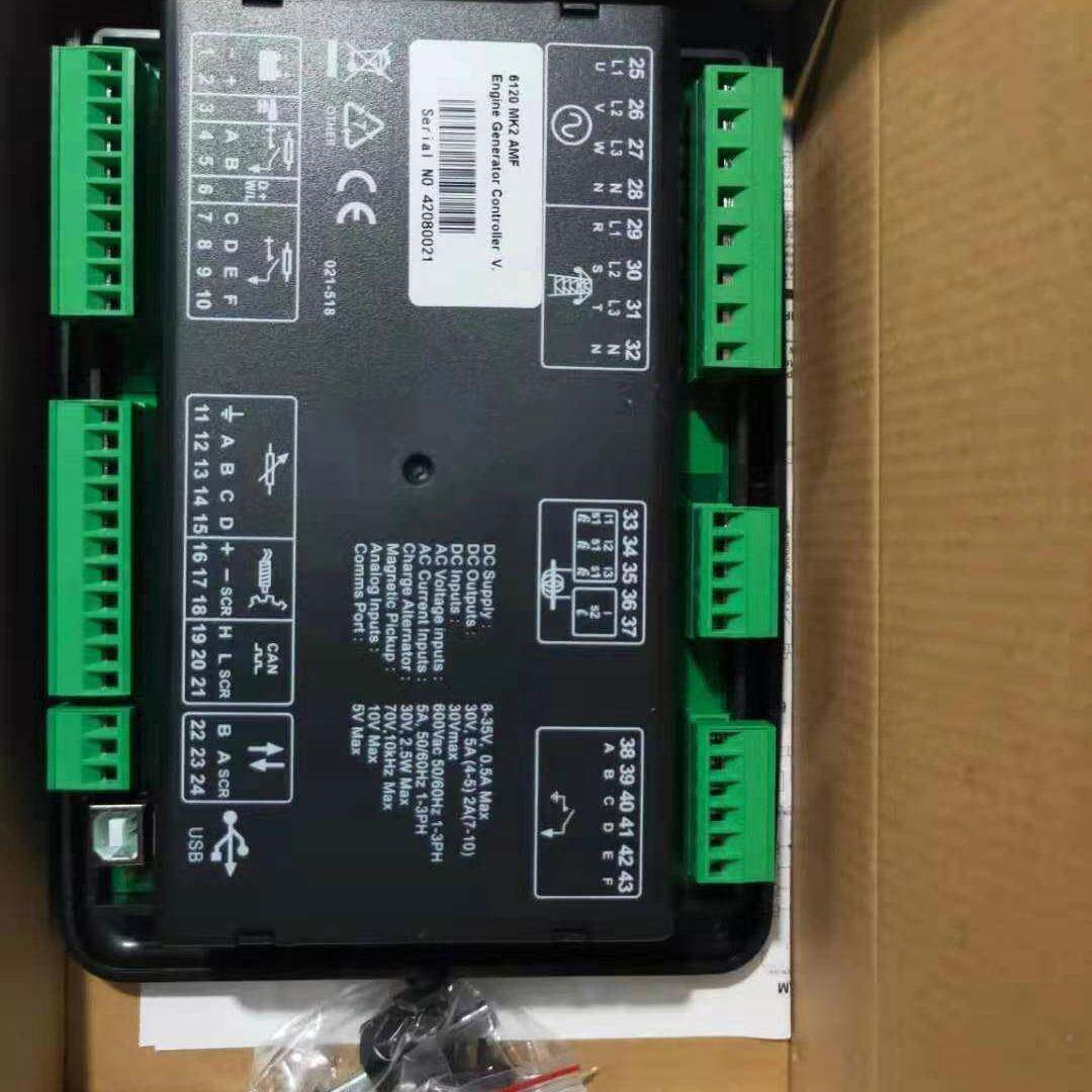 DSE6120MKII柴油发DSE6120M电M机6组自启动控制器DSE120K2