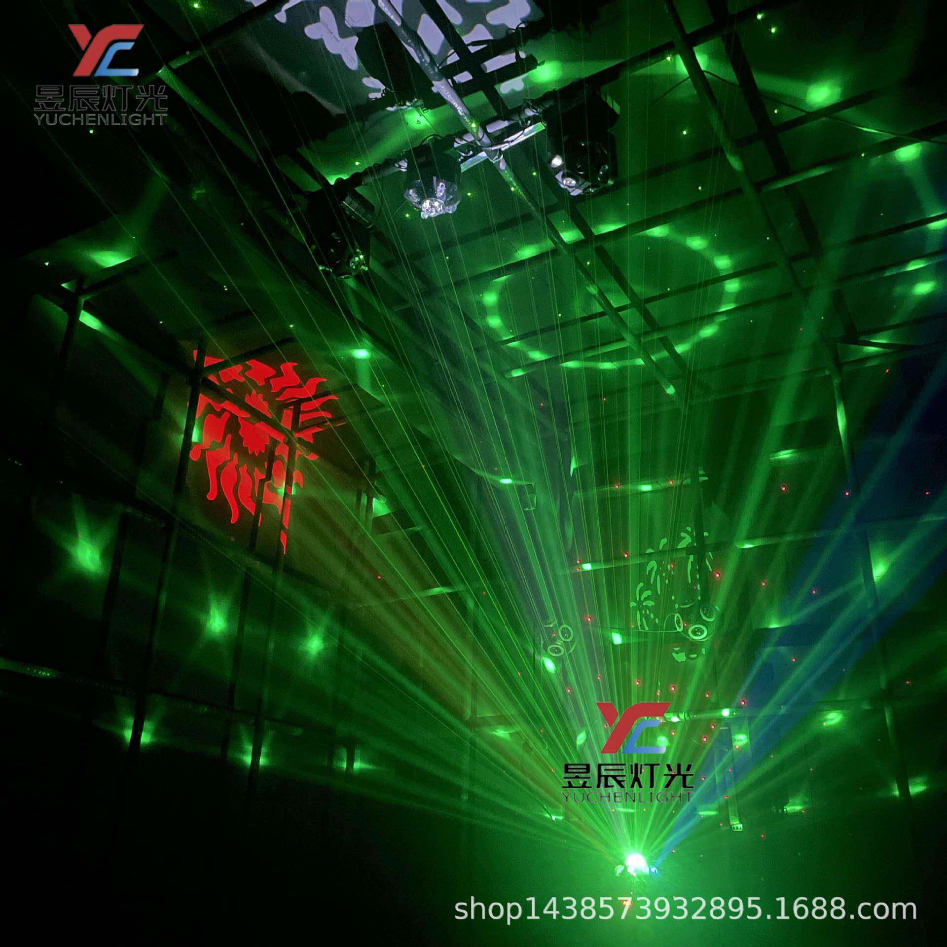 新款家图用灯tvYC-0909七彩k效果灯酒吧迪厅案旋转效果氛围灯闪光