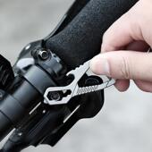 f匙e个gve钥匙多功能斐戈带开瓶性创意扣钛TI039合金纯男汽车钥扣