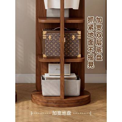 拱形旋L2.21拱转全身镜落地家用卧室试衣一大镜镜子移挂衣帽架体