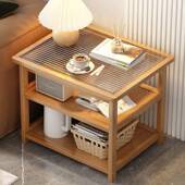 角几收藏长方形客厅简约无品牌 小户璃型用边玻万桌人沙家发边几