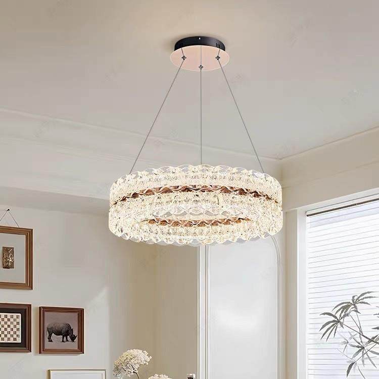 客厅吊灯简约现代波浪客厅大灯轻L奢E225新款D全光谱839护眼大0厅,家装灯饰光源,智能吊灯,淘宝优惠券,粉丝福利购,淘宝优惠卷