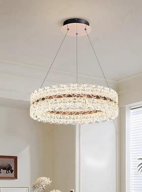 客厅吊灯简约现代波浪客厅大灯轻L奢E225新款D全光谱839护眼大0厅