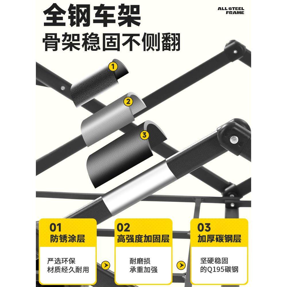 营车户推车外营地折叠手露YT742423推快递车儿童小拖车野野餐推车