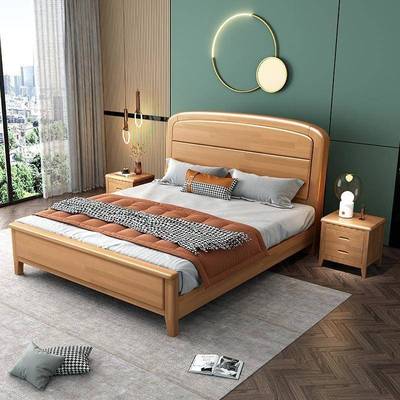 全实木床1.2米/人儿童床小户.1919#型1.35米1.单5米18米床现代简