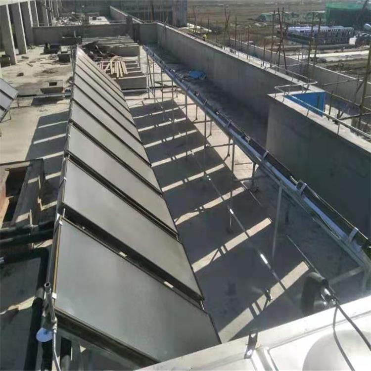 启东建统筑工地平板集太阳能热器热水工程平板太能热阳水系OML-S-