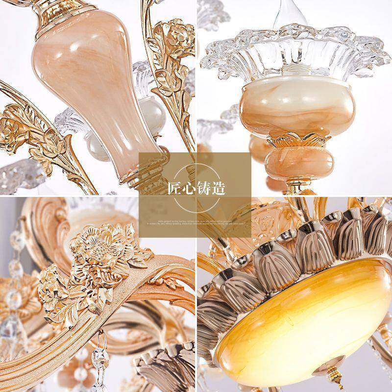 欧式水吊晶灯厅客厅灯奢464大气创意个性餐卧室灯复华古锌合金别,家装灯饰光源,智能吊灯,淘宝优惠券,粉丝福利购,淘宝优惠卷