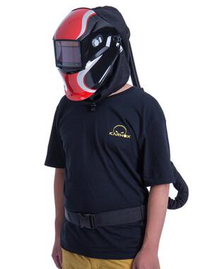 送自动变电光焊帽过滤式净化空气滤风动呼吸AIRFREE器焊接切割打