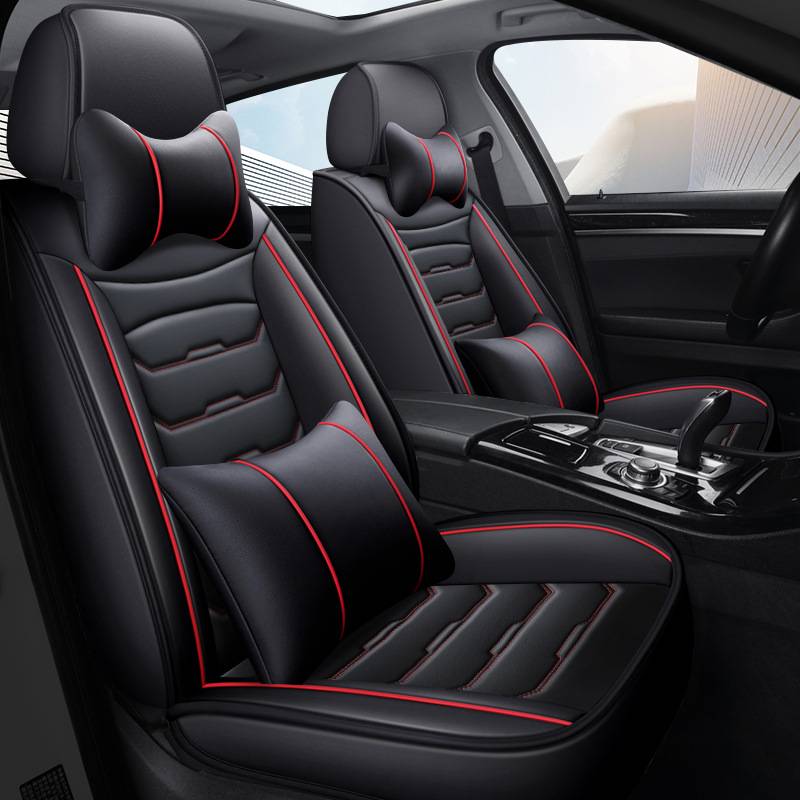 24年Car seat cover新款座垫全皮汽车坐垫四季通用座套lazada