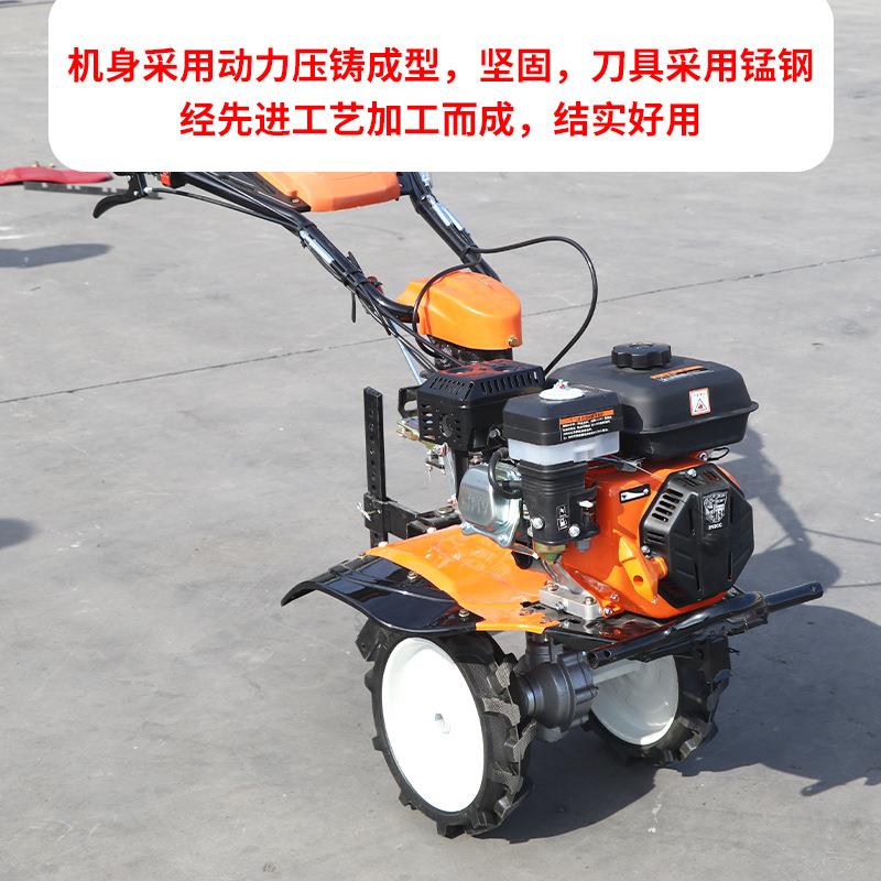 新款小型直连微土耕机0农用17手扶汽KHQ油旋耕机耕家用开沟田机松