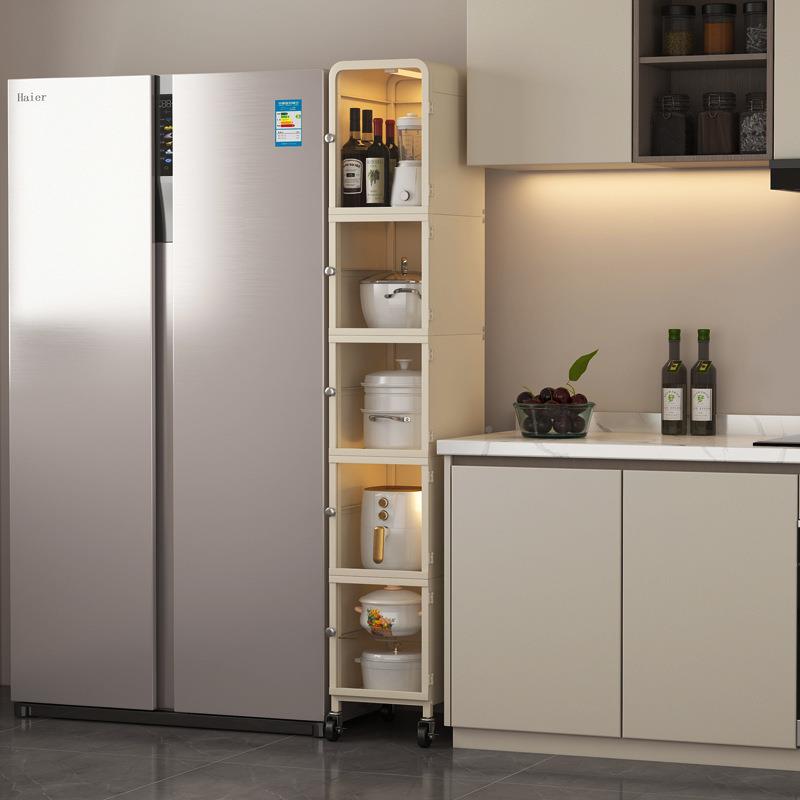 厨房缝置物夹架落地多款25公分夹缝柜储物高柜立层柜M537靠墙窄收